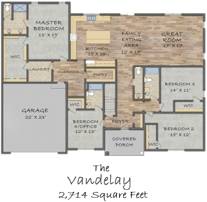 The-Vandelay Floor plan by Cordiano Homes